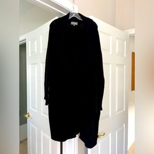 Michael Stars long black cardigan coat